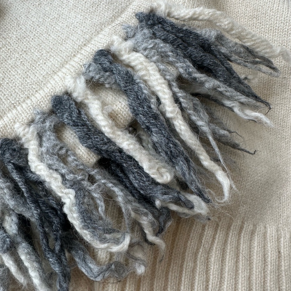 Tabula Rasa Wool Sweater with Fringe - Picture 6 of 10